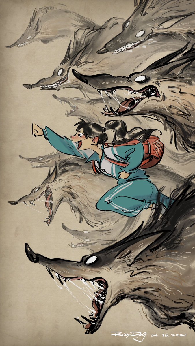 RayDogLei's tweet photo. #storytelling #artist #wolf https://t.co/3gEPkfveu3