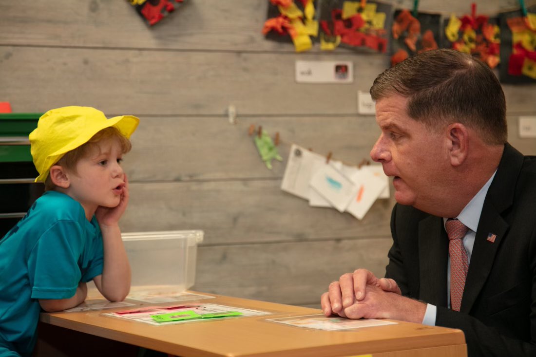 SecMartyWalsh's tweet image. The #AmericanFamiliesPlan &amp;amp; #AmericanJobsPlan invest in the caregiving economy because it is critical to building an equitable workforce.

Today in Eau Claire, WI, I visited Days Gone By, a daycare that shows us the impact accessible, quality child care can have in a community.