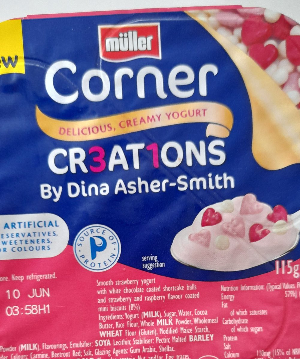 My little boy Prince picked up these new delicious Muller corner yogurts but when he came to eat it he said "Mummy I can't eat it as it's for girls lol"<a href="/dinaashersmith/">Dina Asher-Smith</a> #lovehearts #yummyinmytummy #Muller #HappyTuesday #Smile
