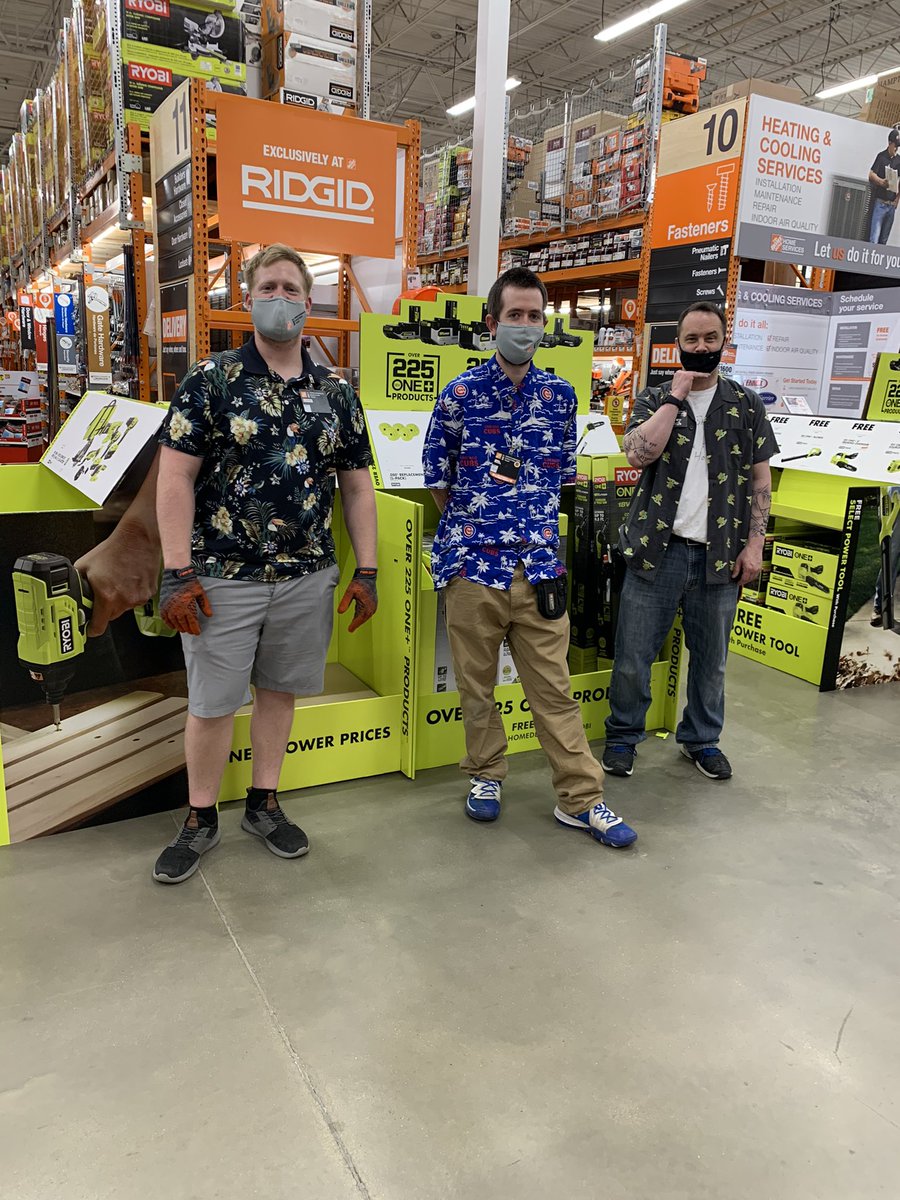 Spirit Week #4: SUMMER FUN!!!Hawaiian shirt day, up next tomorrow—beach and pool day! <a href="/1jsearcy/">Jeff Searcy</a> <a href="/HDsouthportIN/">Southport Home Depot</a>