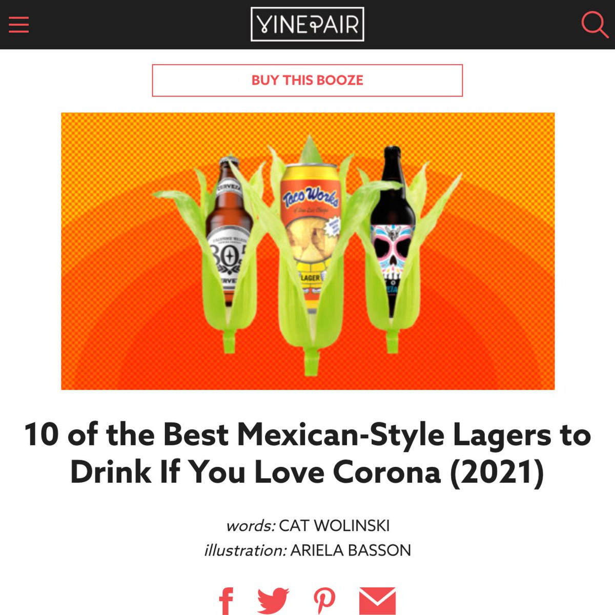 slobrew's tweet photo. It's Taco *Works* Tuesday, so why not have your chips and drink them too? 🌮
@vinepair just named @tiorodrigocraft Taco Works Lager as one of the 10 best Mexican-Style Lagers to drink. 94 Points.
#tacotuesday #tacoworks #vinepair #cerveza #tiorodrigo https://t.co/6uPW8Dc4RE