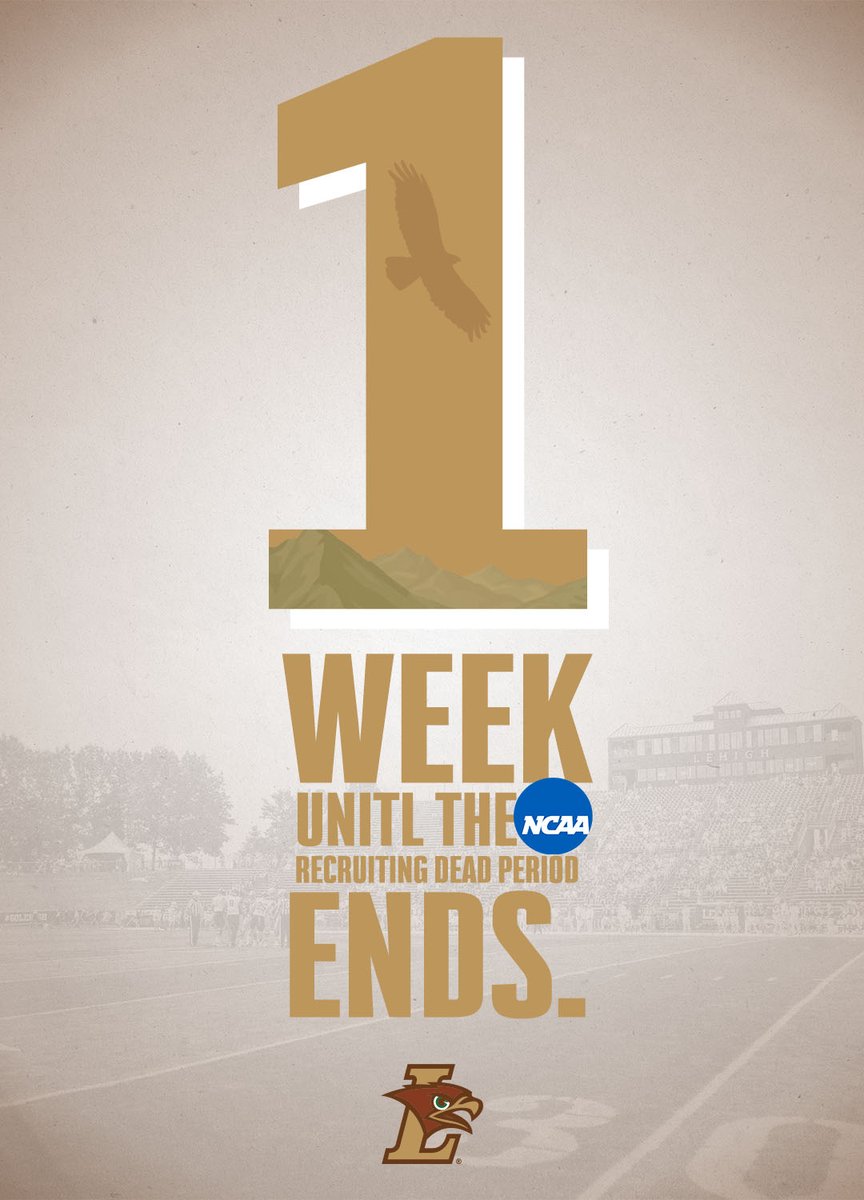 🚨ONE WEEK!!!🚨

#2FLY2GETHER | #GoLehigh | #beGREAT