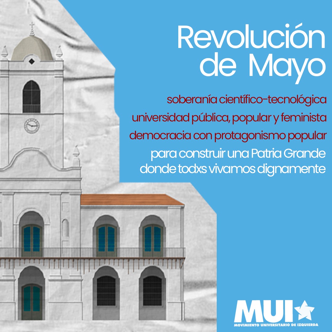 MUIArgentina's tweet photo. ✊🏽🇦🇷 #25deMayo Somos y queremos ser aún más protagonistas de la construcción de políticas científicas soberanas, de universidades públicas populares y feministas, de un país donde todos y todas podamos vivir dignamente. 

➡️ Lee nuestra declaración: https://t.co/OmXu297pUD https://t.co/p10kFIUJtL