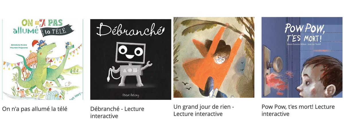 4 NOUVELLES LECTURES INTERACTIVES | Pour autonomiser les élèves face aux enjeux de l'ère du numérique dès le plus jeune âge 💪 #CitNum #RecitQc #EduQc citnum.ca/ressources