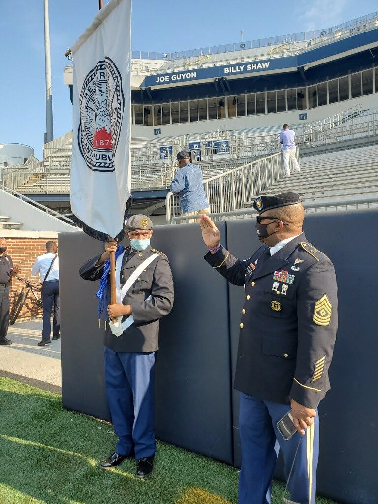 B.E.S.T Academy 6-12 and CSK JROTC servicing our schools and community well with Processional and Escort support at today’s graduation.