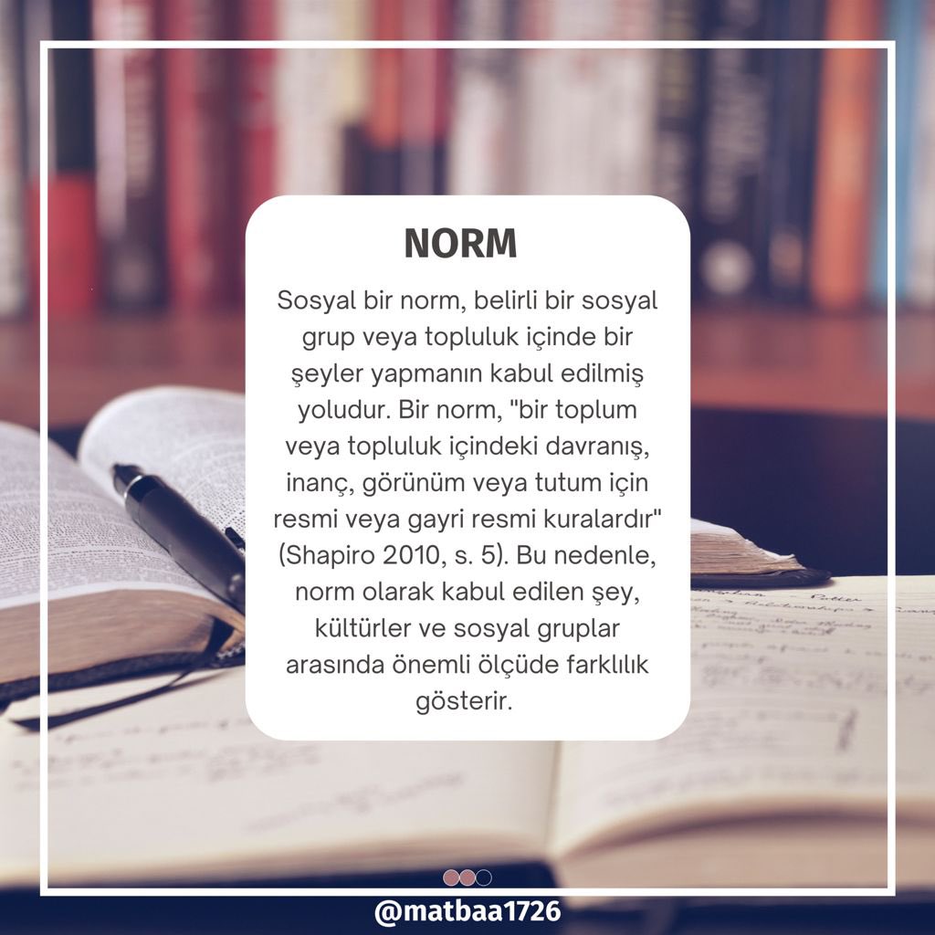 matbaa1726's tweet photo. Norm Nedir? • #matbaa1726sözlük https://t.co/6QhCdKFtaM