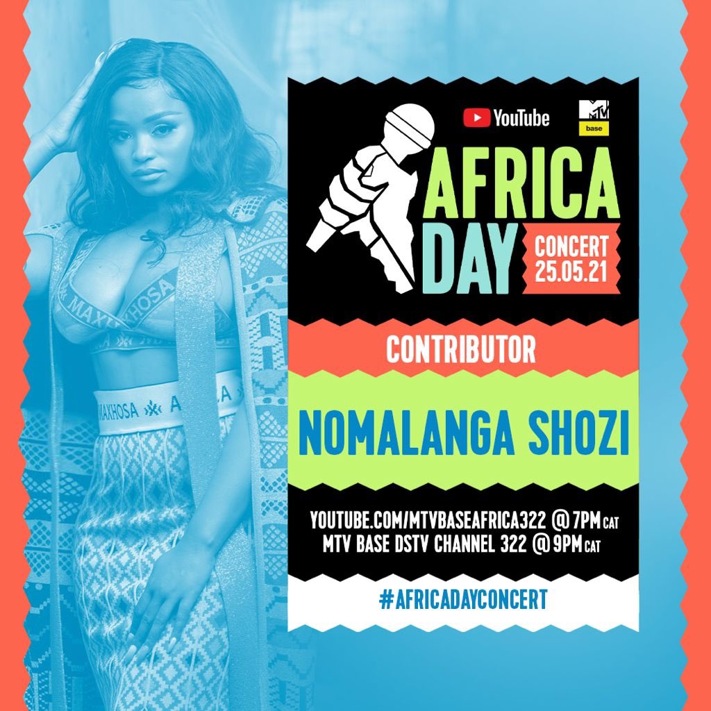 It’s ON RIGHT NOW! #AfricaDayConcert on @MTVBaseAfrica @YouTube Happy Africa Day❤️✨🚀