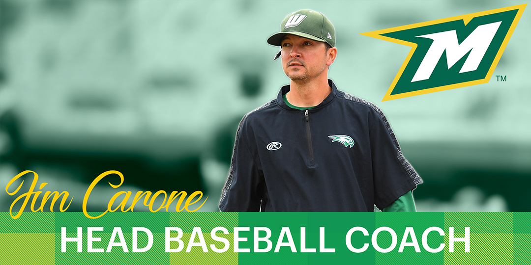 mcdanielsports's tweet photo. BSB: Jim Carone named #McDaniel head baseball coach. He joins us after spending the last 10 years as the head coach at Division I Wagner. Welcome to the Green Terror family. #getonthehill #mcdbase #d3base #centconf https://t.co/QWlGlzS6wH https://t.co/9VMdfwL09A