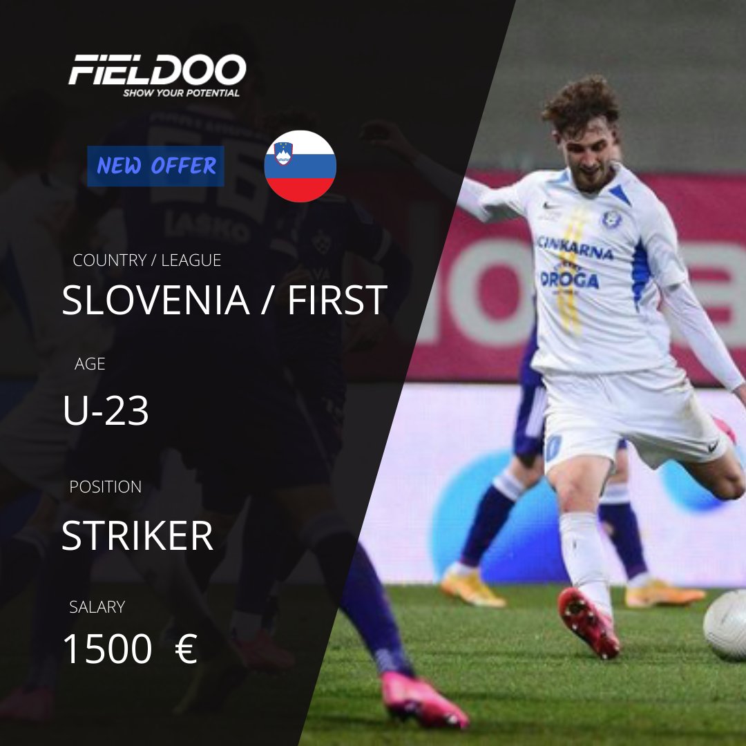 Fieldoo's tweet image. ⁠
First division team in Slovenia is looking for a striker‼️⁠
⁠
🚨You can only apply for the offer through Fieldoo platform🚨⁠
⁠⁠
You can check more offers on our market list⁠
⁠
fieldoo.com/marketlist⁠
⁠
#showyourpotential ⁠
⁠
#offer #recruitment #becomePRO #Fieldoo