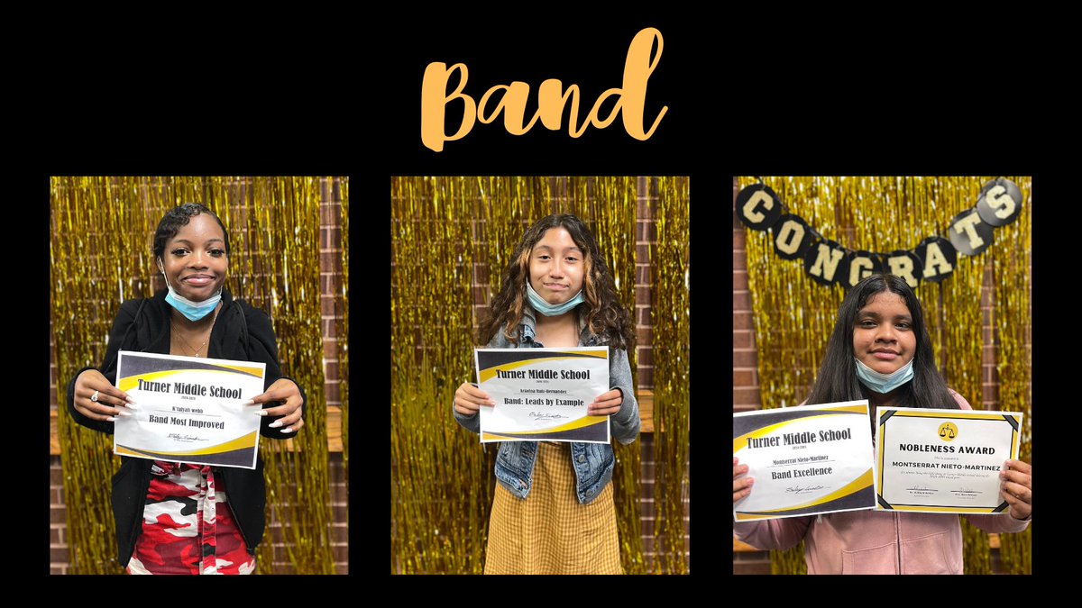 cassierosenix's tweet photo. Congratulations to our 3 band award winners! 

@bceisen #TMStrength #turner202strong @TUSD202FineArts https://t.co/Rw5THUqujq