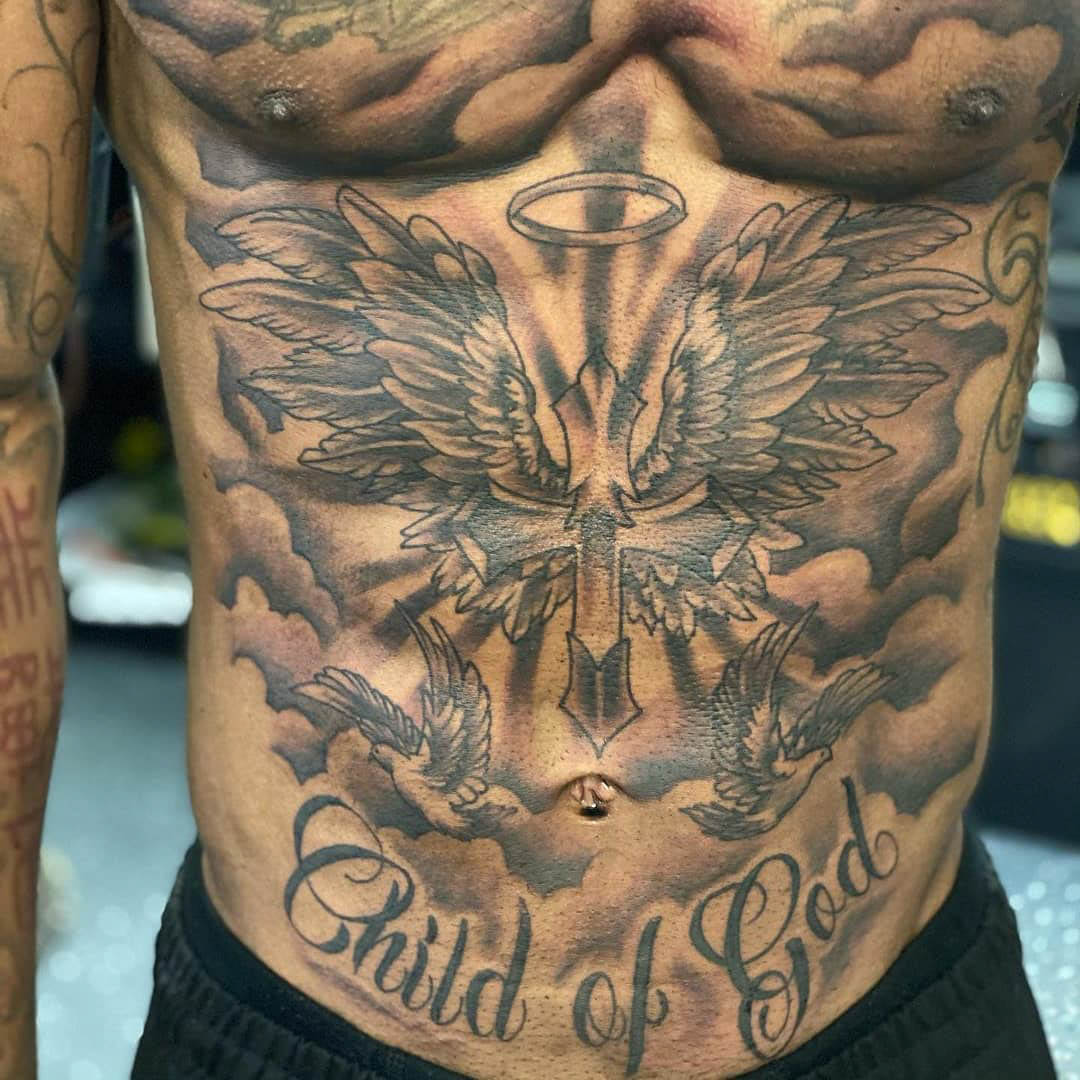 43 Heavenly Angel Tattoo Designs  TattooBlend