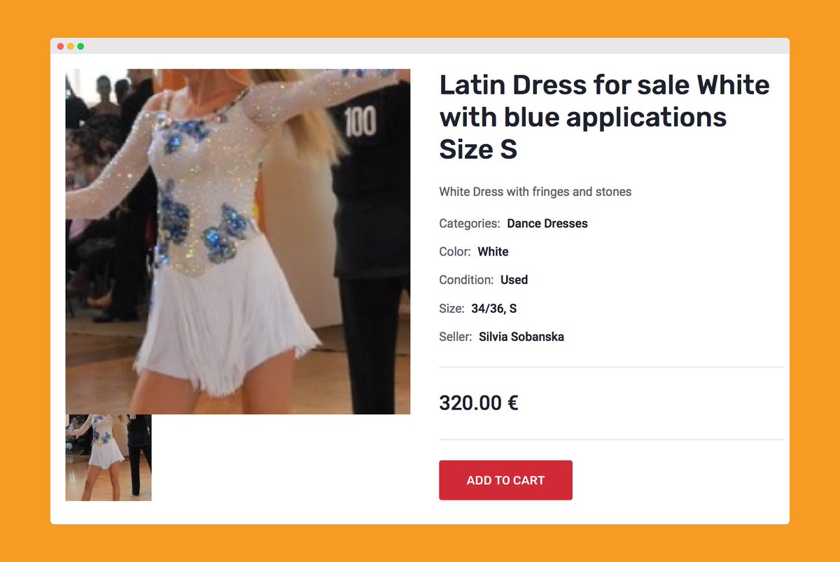 White Latin Dress for sale on ProAmNews | buff.ly/3ums0Qu | Want to sell your dress? Visit our website and email us: info@proamnews.com for more information

#proam #proamdance #danceshop #proamshop #dressforsale #dancedress #dancesport #dancewear