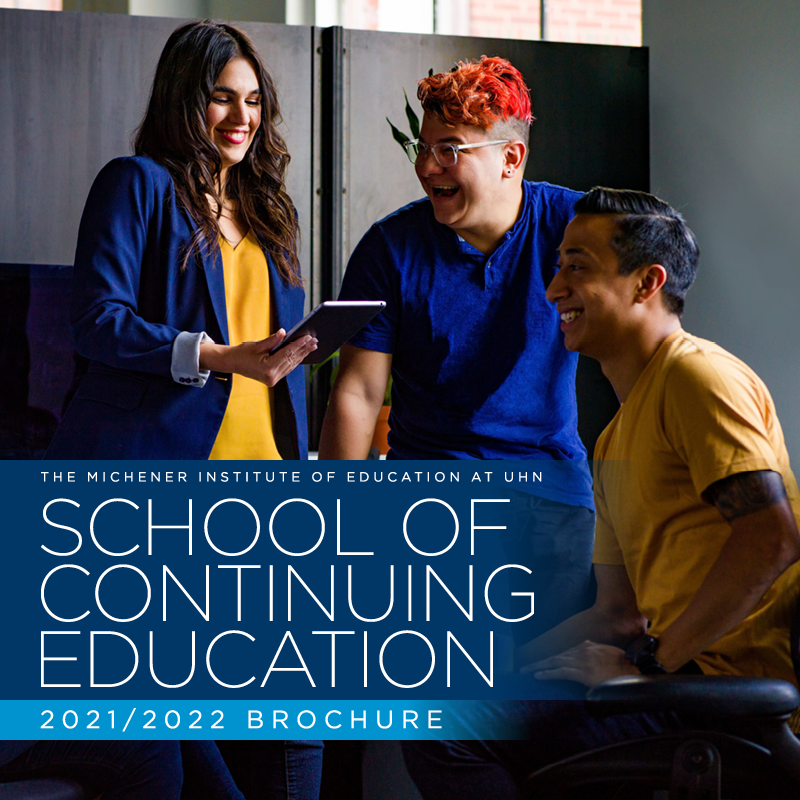 Continuing Education at Michener/UHN tweet media