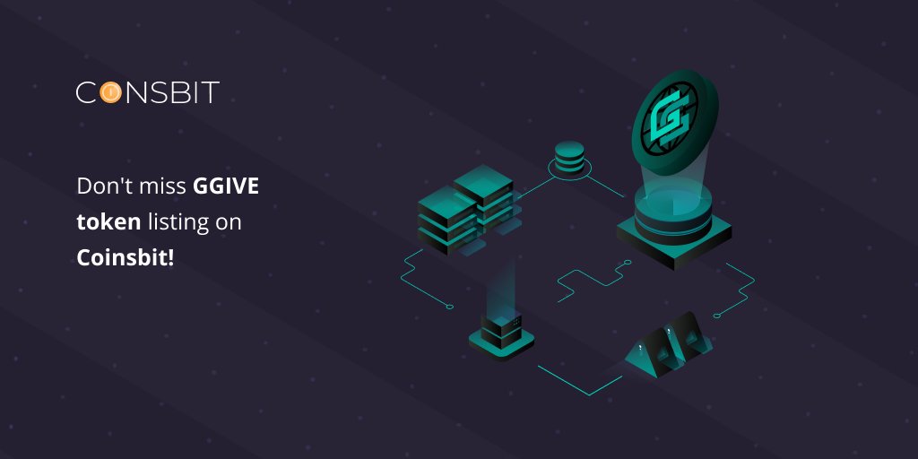 🔥 Don't miss GGIVE token listing on Coinsbit! 🔥

💥 Dear users, we are glad to announce that GGIVE token will be available on Coinsbit on 26.05.2021!

💵 Pairs:
GGIVE/USDT
GGIVE/BTC
GGIVE/ETH
GGIVE/GBP

✅To get more info: 
facebook.com/coinsbit.io.cr…

🌈 Stay tuned!