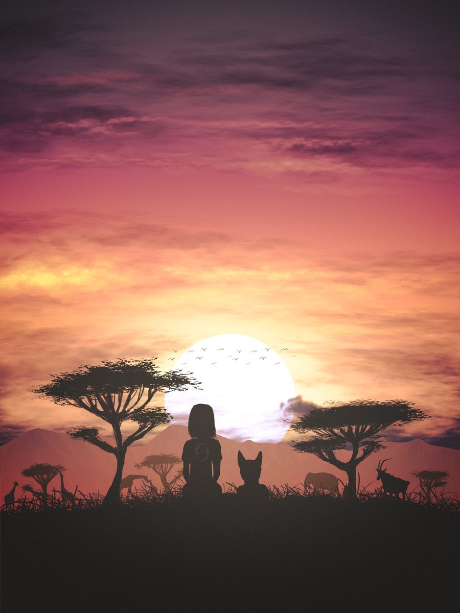 averysoletare's tweet photo. Safari Sunset #dreamdestinations https://t.co/67dNOxwxDM