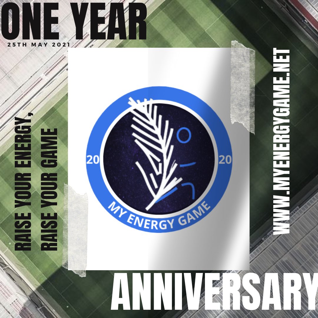 MyEnergyGame1's tweet photo. Today marks the one year anniversary of when @MyEnergyGame1 was created! A day in which @CoachEduRubio @MarkTimmington and Tina Hurst began this incredible adventure! The future of my Energy Game looks bright...and we can’t wait to continue this amazing project ⚽️💪🔋 https://t.co/eTGN7eIyV0