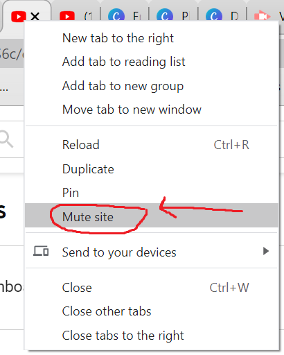 StCharlesEast's tweet photo. 📢Saints' Tuesday Tech Tip 5/25: Muting tabs in Chrome. Ever had a tab open with sound effects or music that you wish you could quiet without turning down the volume? Try muting the tab! Just right-click the tab, and select "Mute Site."  Easily unmute the audio the same way.💻 https://t.co/CNZ6aVcbeC