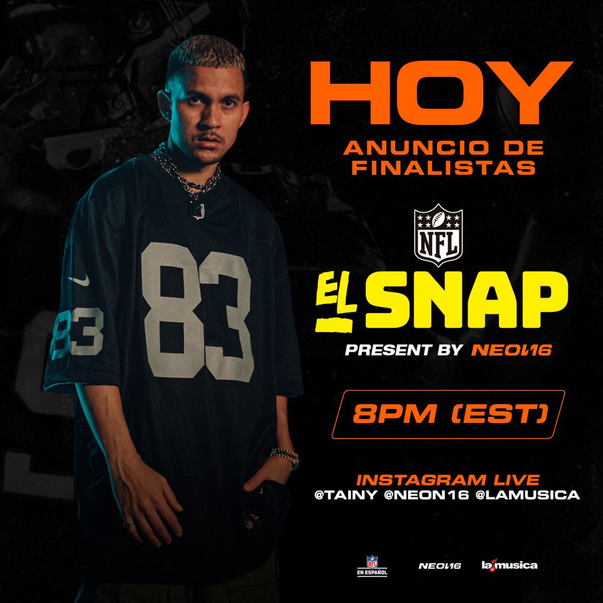 Neon16_'s tweet photo. Hoy !!! 🔥🔥🔥 les contamos a las 8 pm los finalistas de #elsnap 👀👀 https://t.co/KqrtZyEiFG