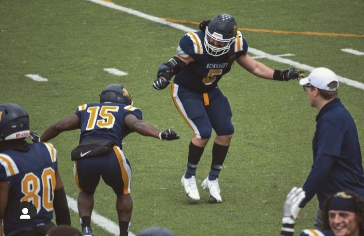 CFB247's tweet photo. Sebastian Legarra 
Reinhardt College, Linebacker 2017-2021 https://t.co/bjruuaJpfS