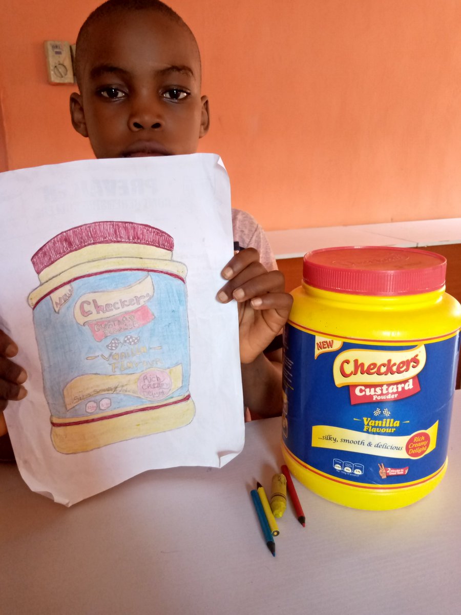 oluchidon's tweet photo. My boy's Art Work.
@CheckersCustard 
#CheckersChildrenArt https://t.co/zyXSImMrGI