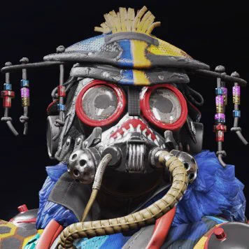 新スキンの目可愛すぎる👀💙💛 