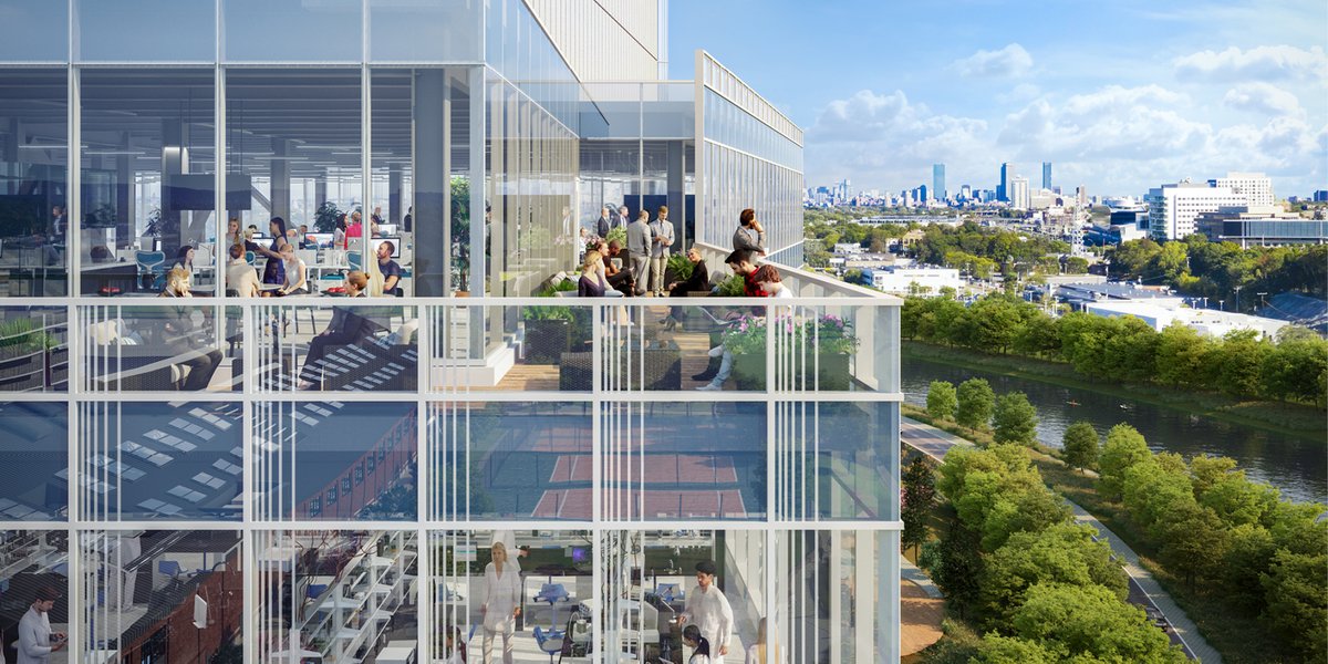 ayerssaintgross's tweet photo. Say hello to 100 Forge! This new landmark HQ by @BoylstonProp is part of an emerging destination for life science companies in Watertown, MA with @ErlandInc and @CushWakeBOSTON:  https://t.co/Xsvr5PyPtZ https://t.co/0xJfbmaTQ6