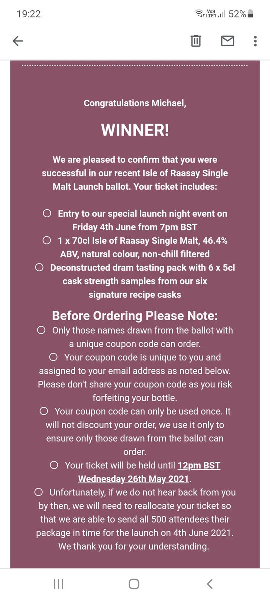 plastermick451's tweet photo. YEEEES, I got in the lucky 500 AND I've just purchased me Raasay  whisky collection.
I'll be sampling the miniatures but the proper bottle is #addedtomycolection. #raasay #1in500 #intedraw #whiskycollection #1of49iown #need1more https://t.co/nEnqef53Rg