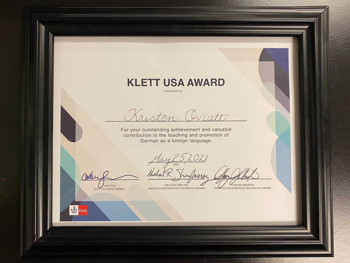 mcconathyghs's tweet photo. And now the whole entire nation knows what an amazing teacher and leader @frauoviatt is! #GermanRocks https://t.co/vt8XaEzwq1