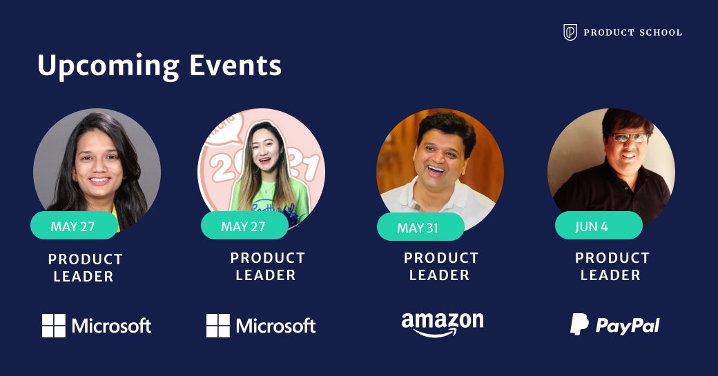 #ProdMgmt event lineup 🔥
💻Customer Centricity Playbook by <a href="/RadhiAgarwal12/">Radhi Agarwal</a> bit.ly/2SsMbzb 
💻Customer-Driven PM by @FionnaGan bit.ly/2Ssnse4 
💻PMs as Value Propositions bit.ly/3vgau1H
💻APIs are Products Too by @RahulDighe bit.ly/2TmbTpz