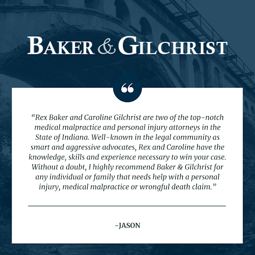 Thank you, Jason, for your enthusiastic endorsement!

#TestimonialTuesday #SmallThanks #Review #BakerAndGilchrist #MedicalMalpractice #MedMal #IndianaLaw #IndianaLawyer