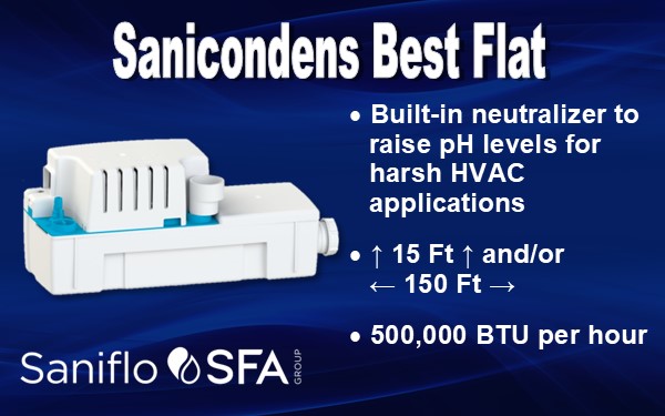 LmsReps's tweet photo. Need a solution for neutralizing condensate? Check out the @SanifloUSA Sanicondens Best Flat! Great for tankless water heaters, condensing boilers, and HVAC equipment. Read more at: https://t.co/XIbqfAwdDT #condensate #HVAC #tanklesswaterheater #boiler #plumbing #Saniflo #lmsreps https://t.co/tDbZJnFB7g