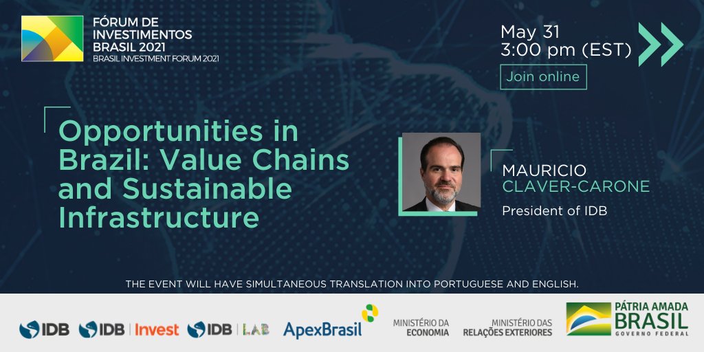 At BIF2021, we'll share how can #Brazil benefit from #investmentopportunities in...