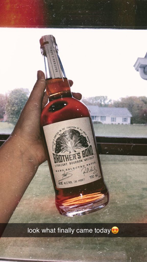 nicolelightle's tweet photo. I can’t express how happy I am to finally have my own bottle💛😫 @paulwesley @iansomerhalder @BondBourbon https://t.co/3Jwm7xEThl