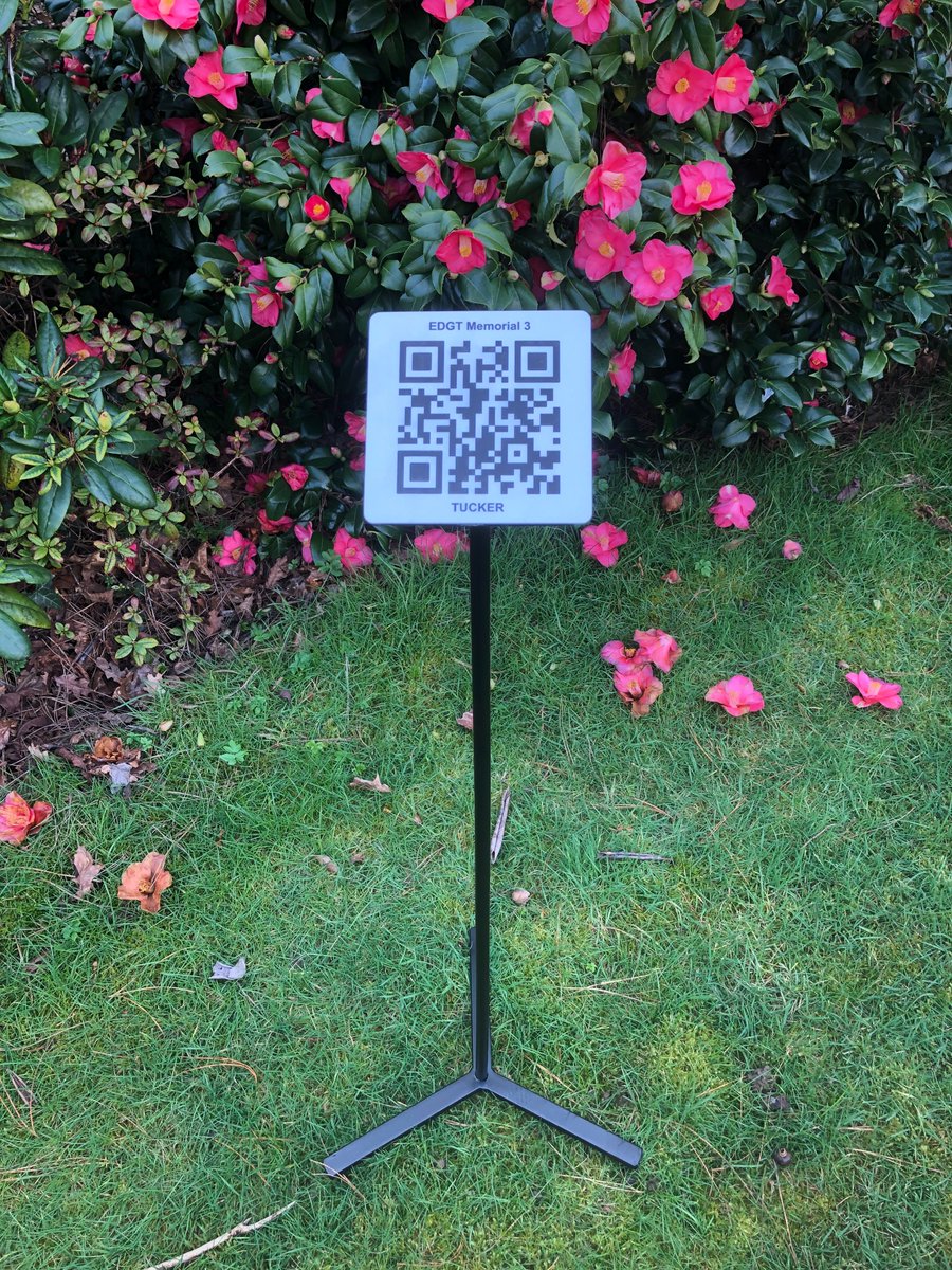 ExeterDGT's tweet photo. We've been off-line for a few months, but we've been very busy working on biographies of people buried in @ExeterDGT. We are also installing lots of signs in the graveyard so that visitors can access our research work on their phones.@HeritageFundL_S - https://t.co/uYczy8zA2P https://t.co/gcQVqgAJaS