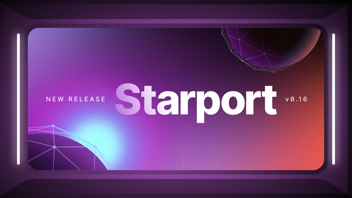Allinbits_inc's tweet image. 🔊 Starport v0.16 has landed!
Building your own blockchain has never been easier! Now with the new Starport release you can explore some exciting new features like Keplr integration, better IBC support, custom genesis files and more.
Details 👉 medium.com/tendermint/sta…