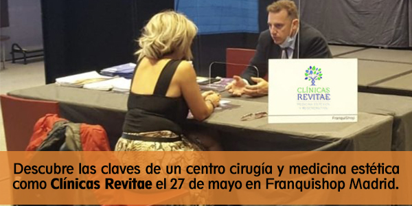 La red de centros de cirugía, medicina estética y regenerativa, #ClinicasRevitae estará presente este jueves 27 de mayo en <a href="/franquishop_/">Franquishop</a>  en los salones del @rafaelhoteles #Madrid.
Más info👉 bit.ly/2T9kUC0
#emprendimiento #medicinaestetica #cirugiaestetica #franquicia