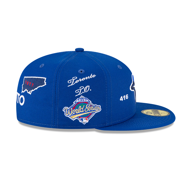 Minor_Leaguer's tweet photo. The Toronto cap features the iconic local food: poutine.
https://t.co/o3SUrcFTMK https://t.co/e41uFI35dp