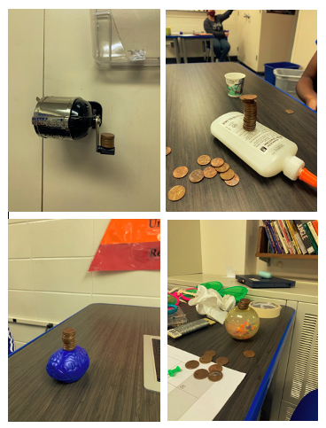 MsReginaJohnson's tweet photo. "Make the highest tower of coins on the wobbliest thing" by 8th graders in Hopkins, MN
@taskmaster #taskmasterbook #taskmasterinschool #task18
Winner was the Elmer's glue with 23 pennies. https://t.co/I96rETn6Su