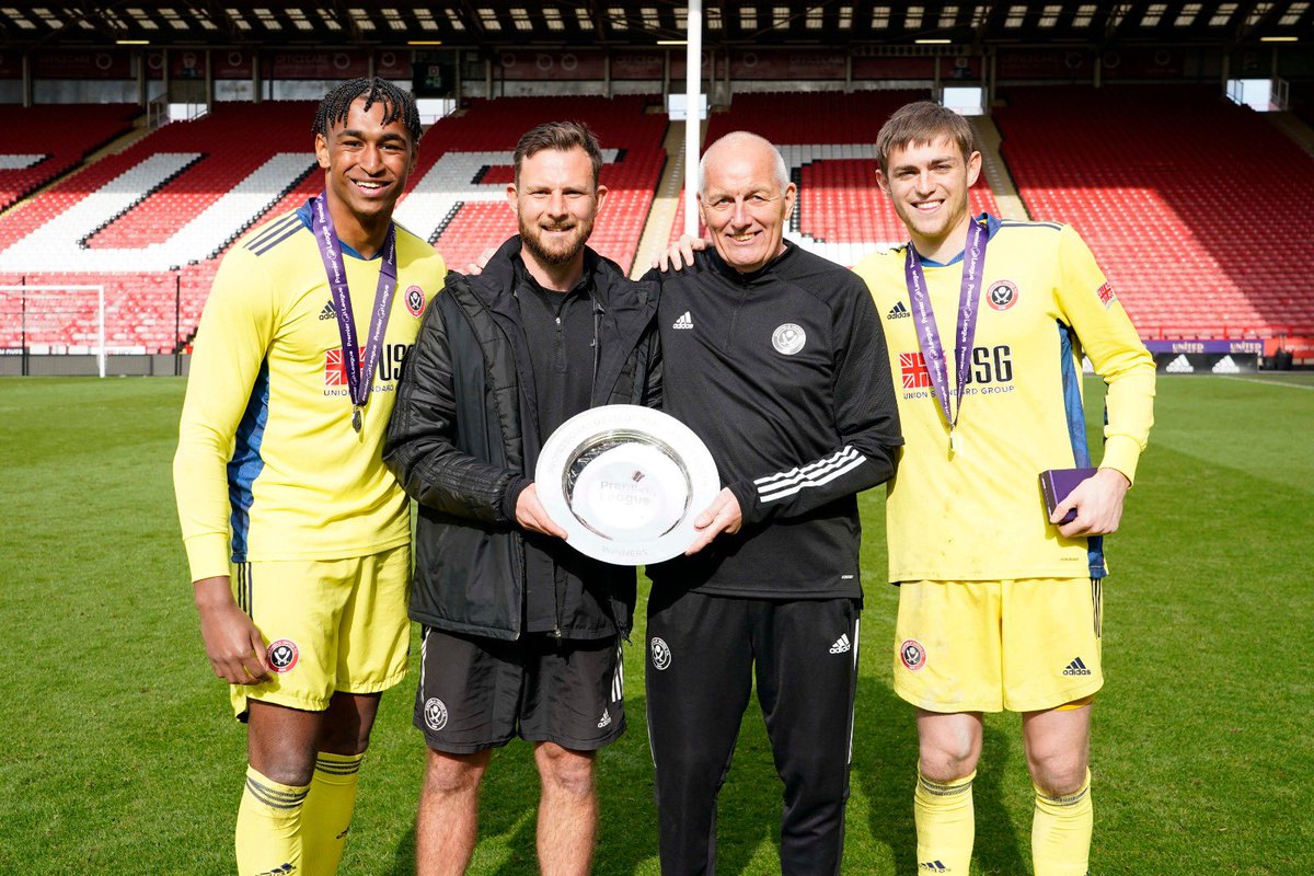 First season <a href="/sufcdevelopment/">Sheffield United Development</a> boxed off. Been a pleasure working with all the players &amp; staff. And a special mention to <a href="/rubycurrie/">Darren (Ruby) Currie</a> &amp; Graham Coughlan coming in for the last few months &amp; doing a great job ⚔️