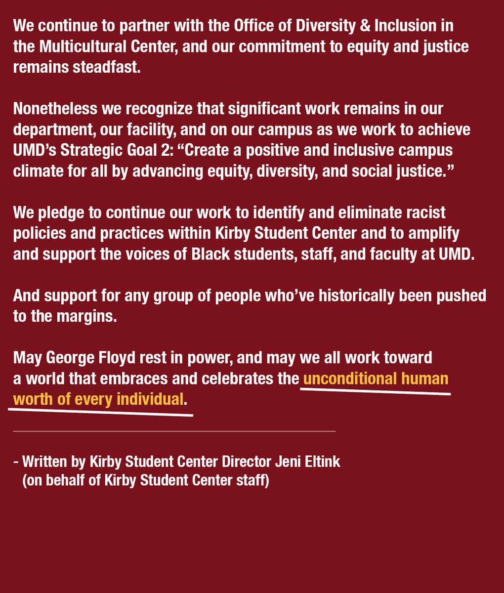 On George Floyd.