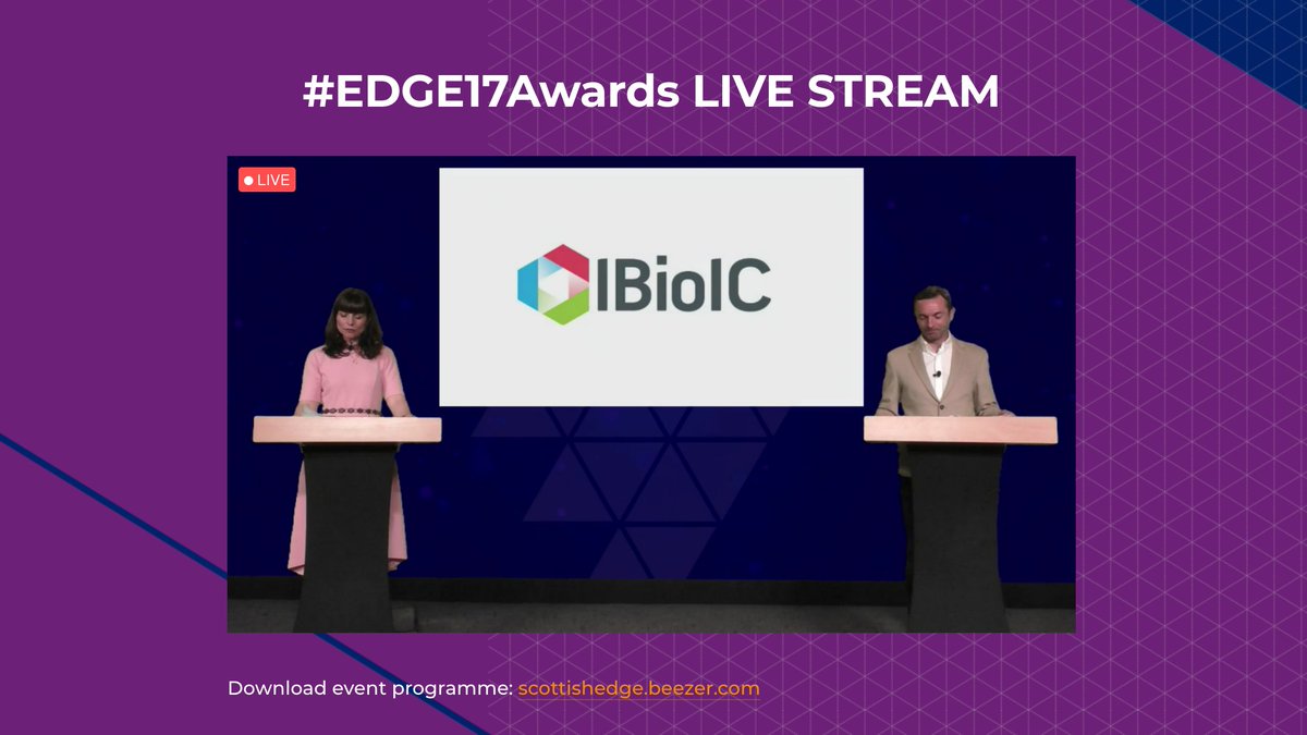 ScottishEDGE's tweet photo. Our last but by no means least winner of the night, huge congrats to the @IBioIC EDGE winner, Dyneval, taking £100k as the top Biotech business at #EDGE17Awards. https://t.co/ijtjz9t5WF
