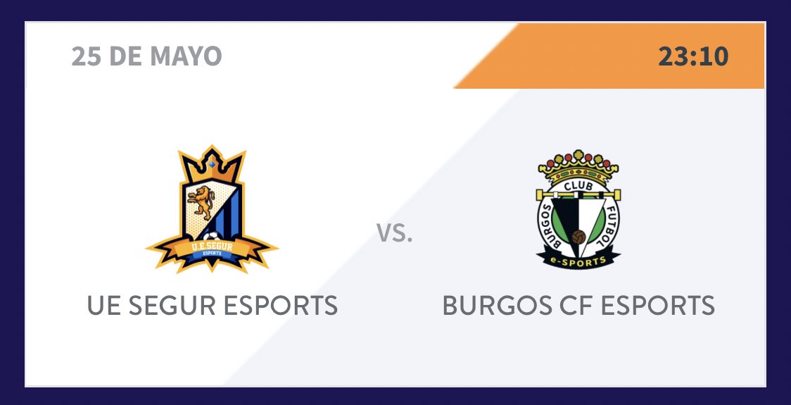 #MATCHDAY | 🎮⚽️

🏆 <a href="/VFOspain_ps/">VFOspain PS</a> 
📝 Jornada 15
🕚 23:10
🆚️ <a href="/BCFeSports/">Burgos CF eSports</a> 

#GOBLUES 💙🖤