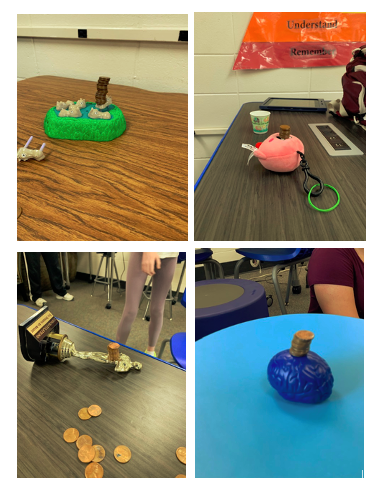 MsReginaJohnson's tweet photo. "Make the highest tower of coins on the wobbliest thing" by 8th graders in Hopkins, MN
@taskmaster #taskmasterbook #taskmasterinschool #task18
Winner was the Elmer's glue with 23 pennies. https://t.co/I96rETn6Su