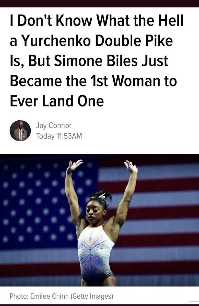 RaismansRevenge's tweet photo. The only unproblematic mainstream article about Simone https://t.co/wNlDquELyx