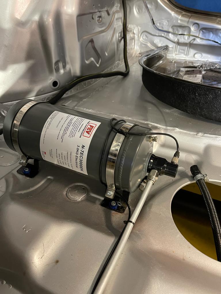 Hi Everyone, pleased to say we are getting the new car ready for the <a href="/NGStages/">Nicky Grist Stages</a> and we have just installed this N-TEC 3000EK. 
Massive thanks to our sponsors FEV Fire Suppression for providing us with this!
We can't wait to get on our first event in the new car!

<a href="/fevsuppression/">FEV Fire Suppression</a>
