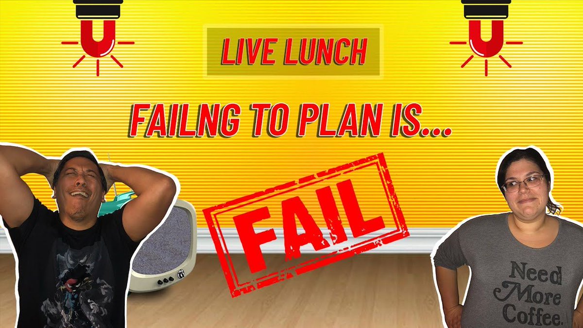LIVE LUNCH: Failing To Plan Is... | J Hooligan Ent. buff.ly/3wuWod0 #business #organization #planning #fail #failure #success #filmmaking #indie #film