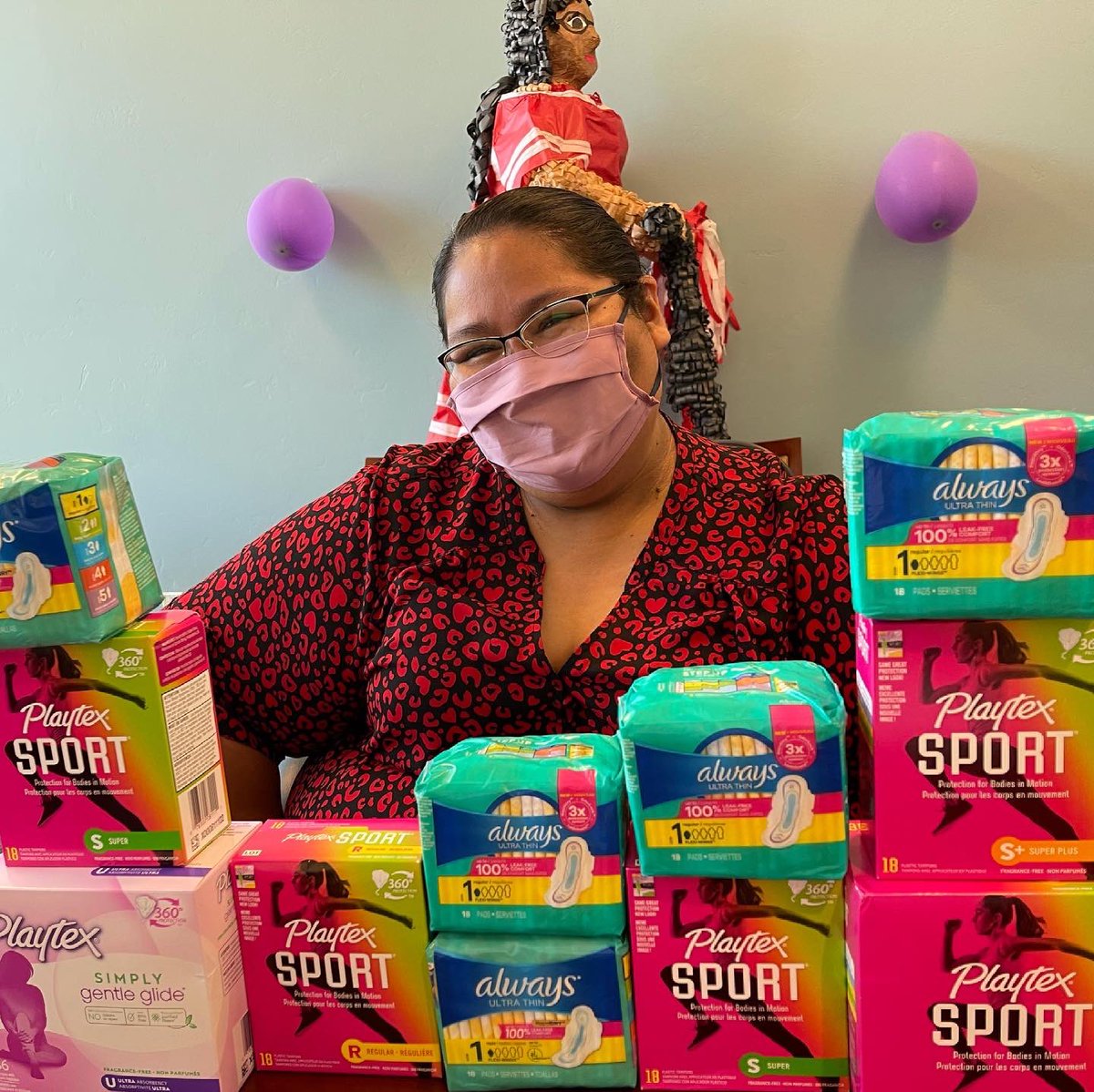 This gonna be me all week on Zooms in honor of #PeriodPovertyAwarenessWeek 

My office is accepting donations at 240 N Stone which will go to the @diaperbanksaz visit AdelitaSGrijalva.com to find more drop off locations. We need every size pads, tampons or cups!