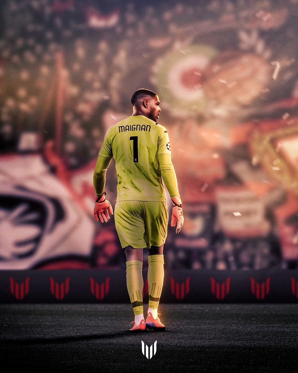 Welcome Mike! 🔴⚫
.
#maignan🔴⚫ #Calciomercato #ACMilan