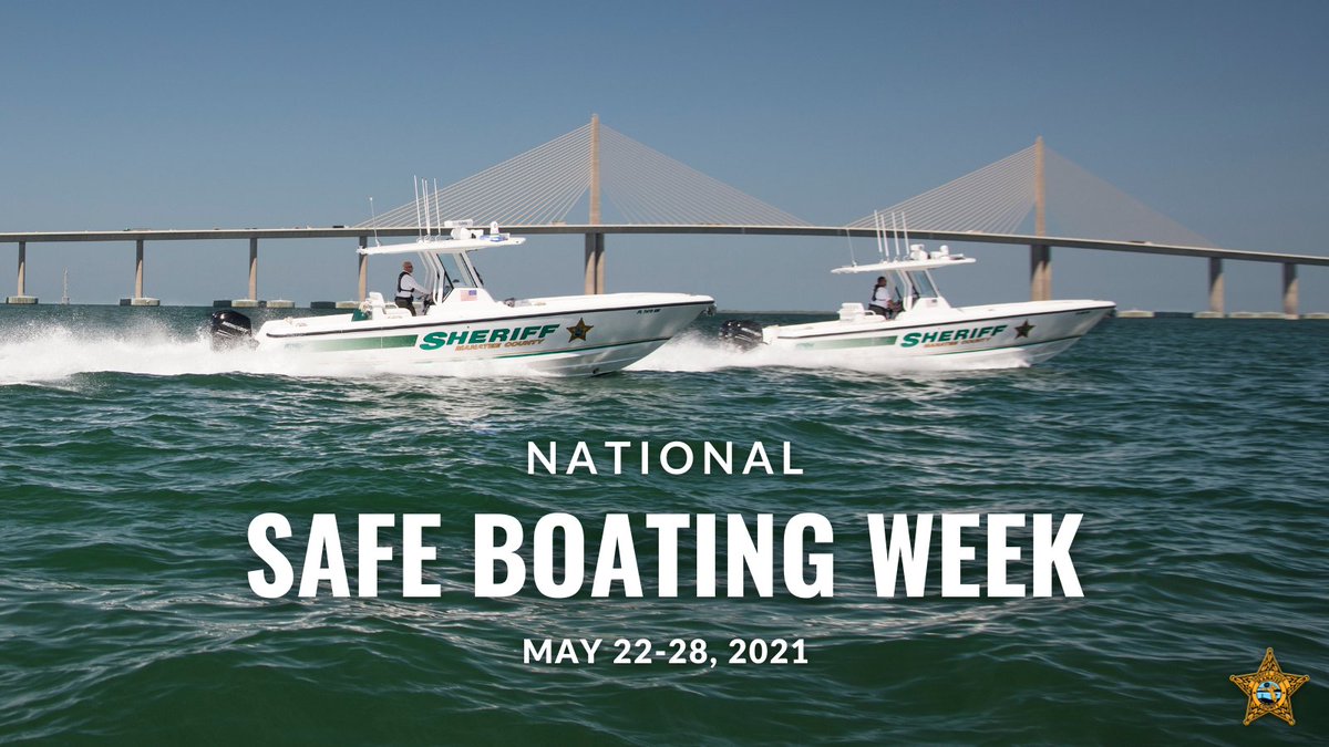 ManateeSheriff's tweet image. According to @USCG statistics, drowning was the cause of death in 4 out of 5 recreational boating fatalities in 2019, and of those, 86% were not wearing life jackets.  

National #SafeBoatingWeek serves as a reminder to make sure everyone on board wears a life jacket.