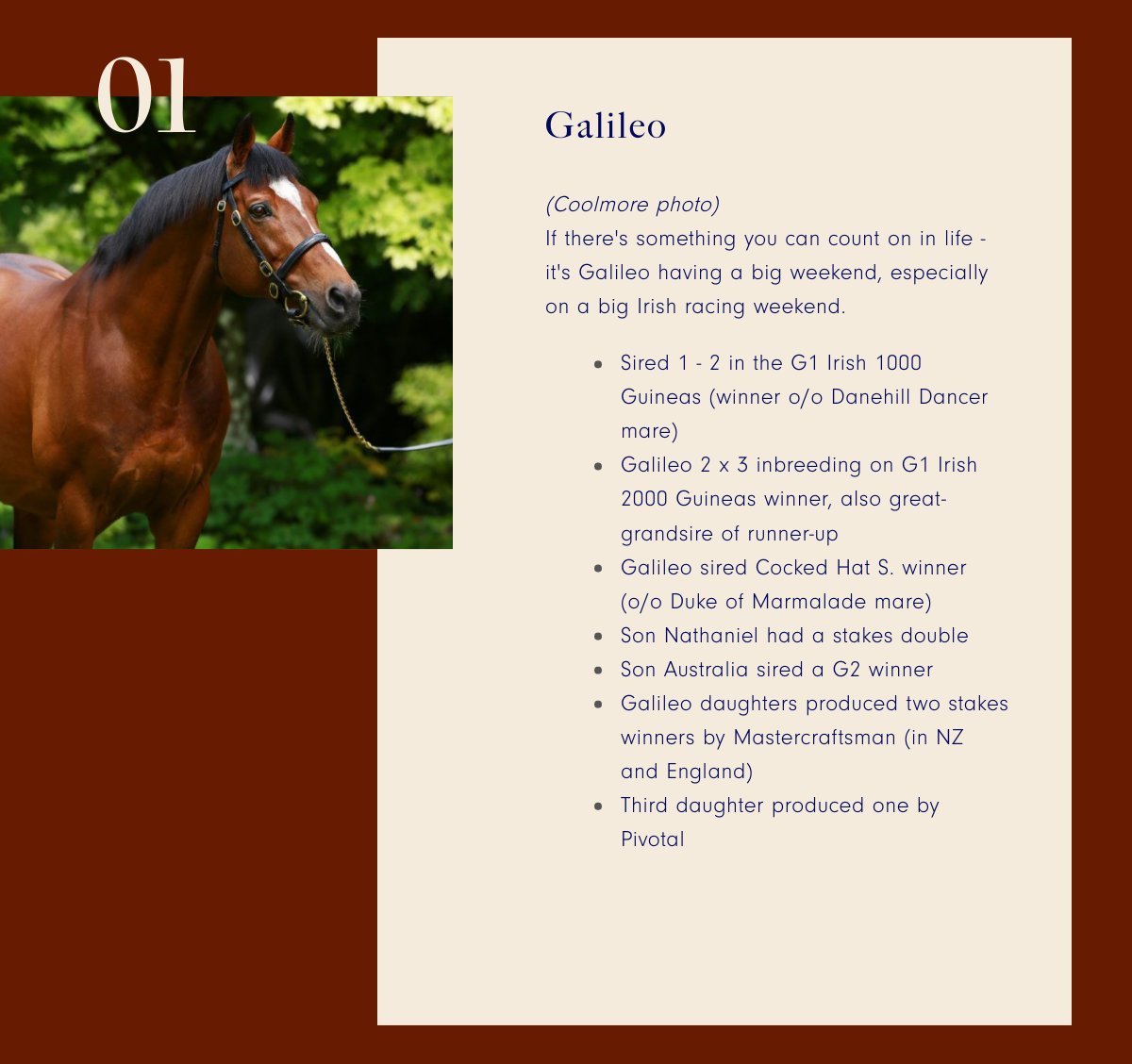 PyroisMedia's tweet photo. This week's #PyroisMedia newsletter is up now. It includes a downloadable table of all 90 stakes winners from Friday - Monday, this week's blog, and Bloodstock Corner looking at some of the major winners this week (a few of them below).
READ: https://t.co/c5GKo1PwZM https://t.co/iqrkSpdDh7